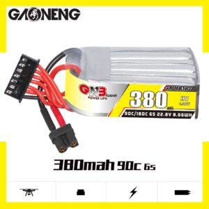 GNB Battery 22.8V 90C 380mAh 6S HV XT30