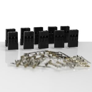 JR Servo 10 Sets Gold Crimps and Housing Kit